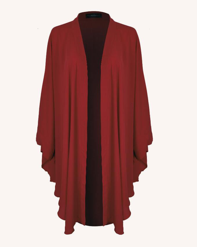 ONE SIZE FIT MODAL COVER-UP DUSTER OPEN  CAPE ABAYA