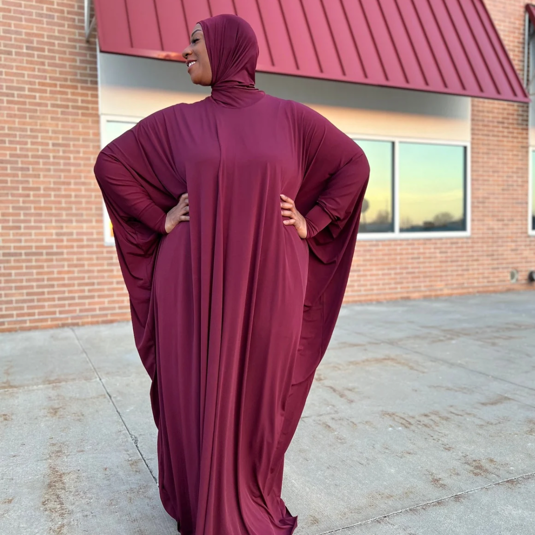 ONE-PIECE PRAYER ABAYA ONEZIE (one size fit)