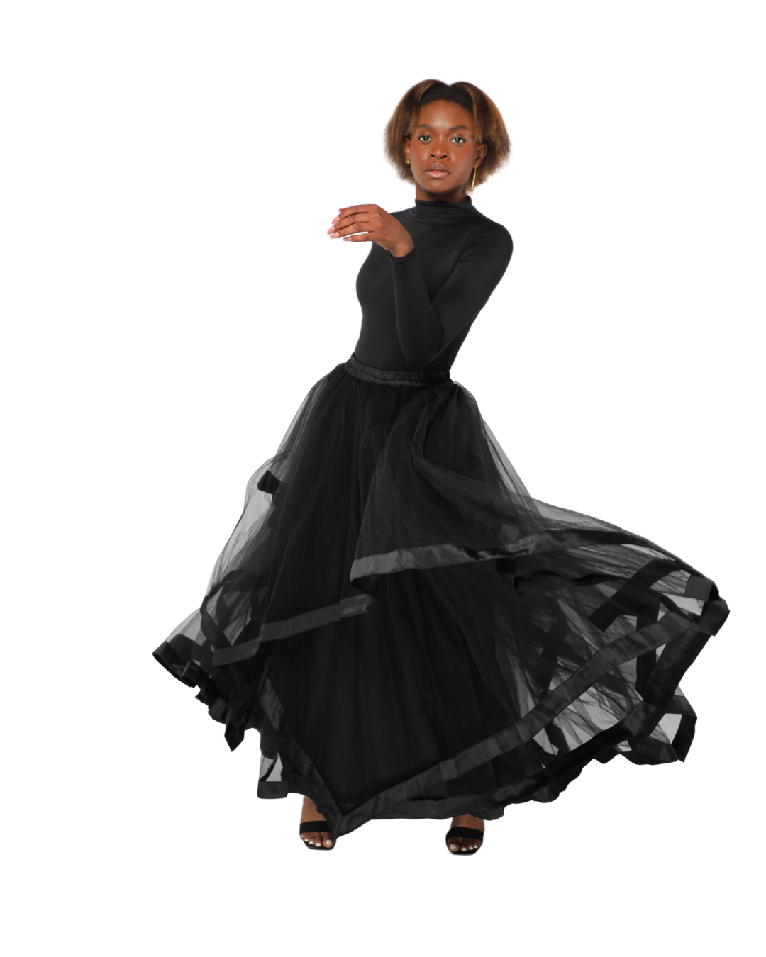 Royal Premium Quality Tulle Skirt Black / Regular (S-L) Royal Premium Quality Tulle Skirt Black / Regular (S-L)